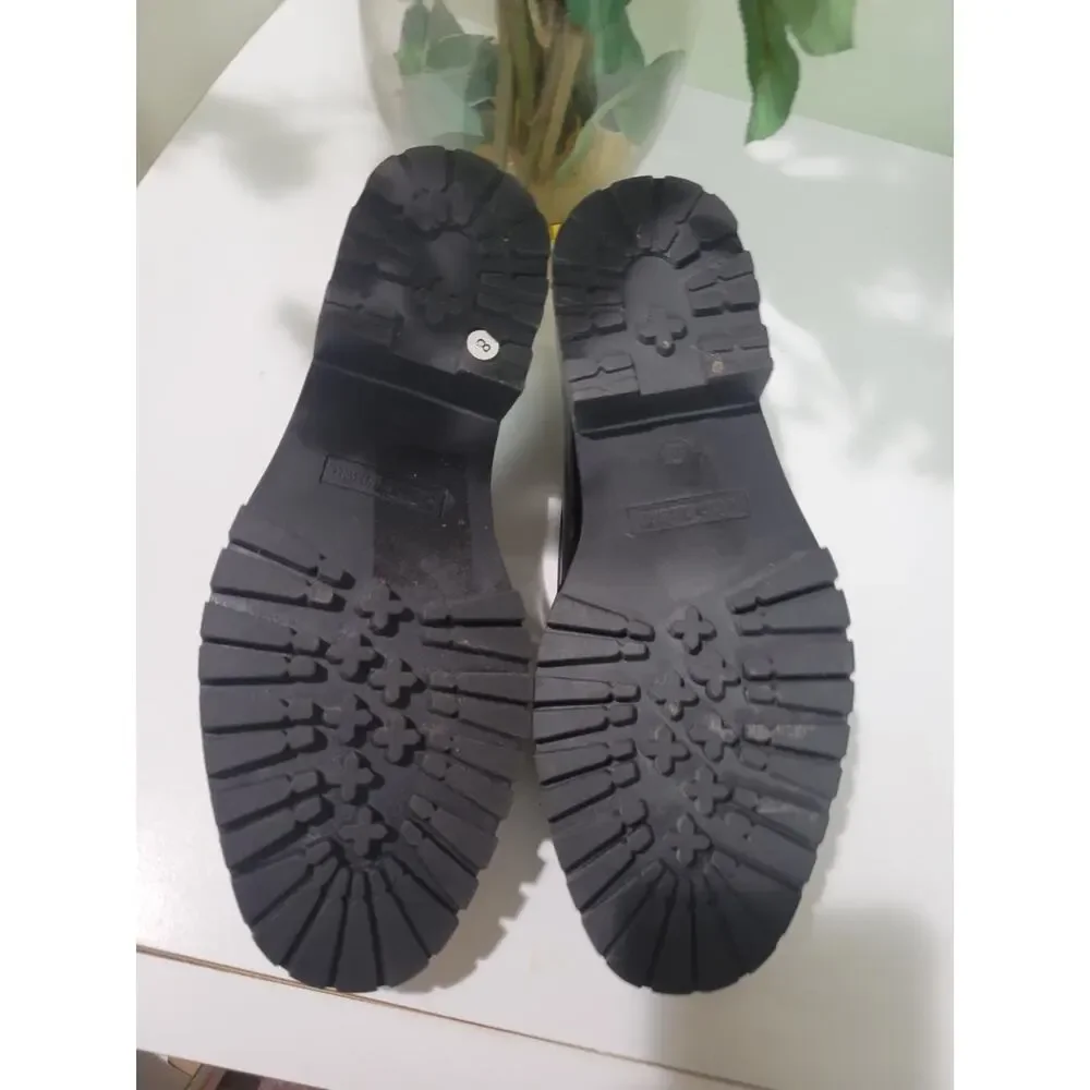 NEW MARC FISHER black block heel Shoes 8 - Picture 6 of 8